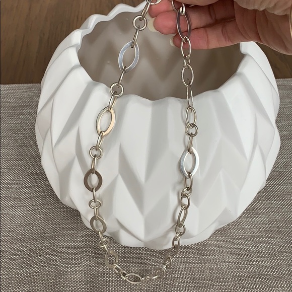 Tous Sterling Silver Oval Link Necklace - Picture 3 of 8